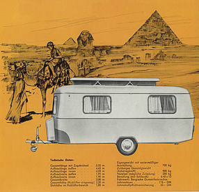 1966 Eriba Troll travel trailer brochure