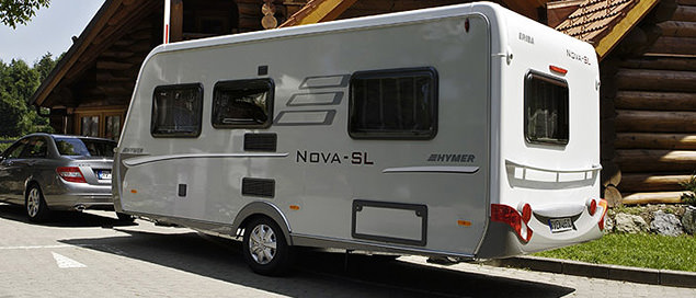 Hymer Nova caravan